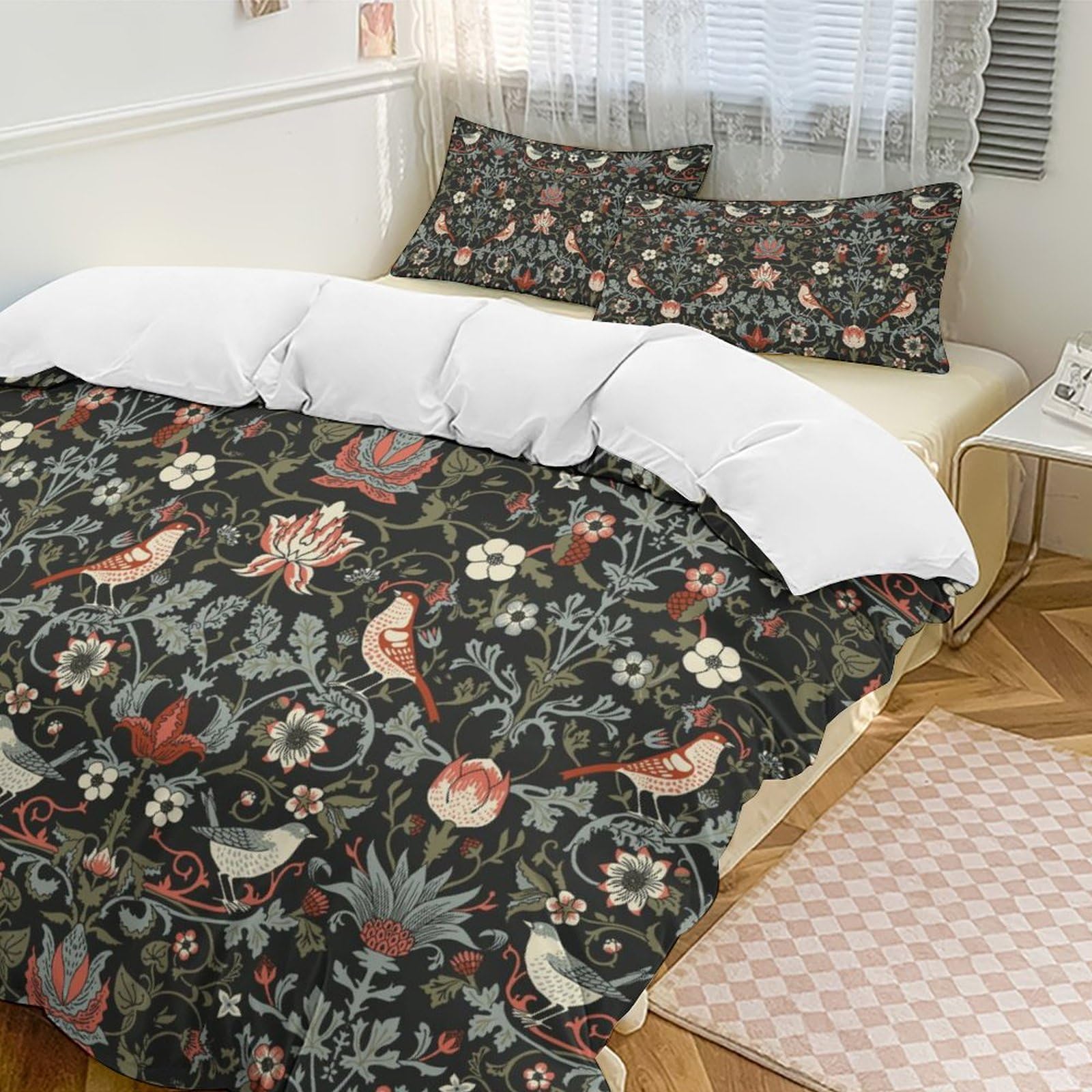 Amazon｜William Morris ヴィンテージフローラル掛け布団カバーセット