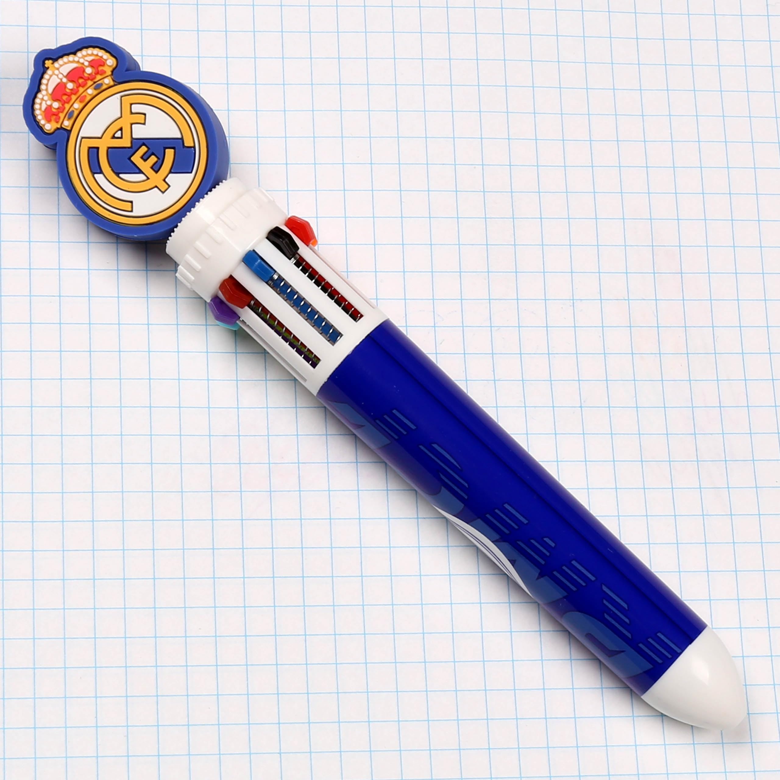Stylo multicolore 10en1 automatique scolaire 0,5mm