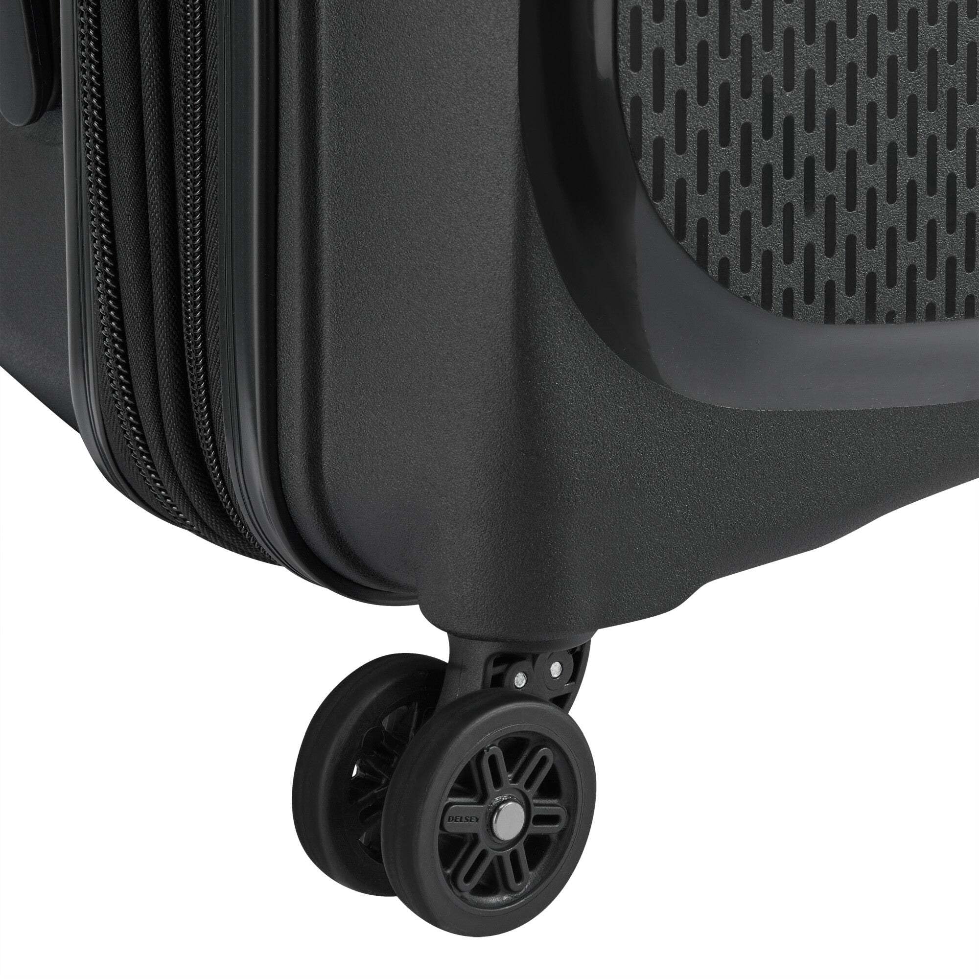 DELSEY PARIS Belmont Plus, walizka dla dorosłych, materiał z recyklingu, czarne, L Extensible (76 cm) Materiale Riciclato, rozciągliwy