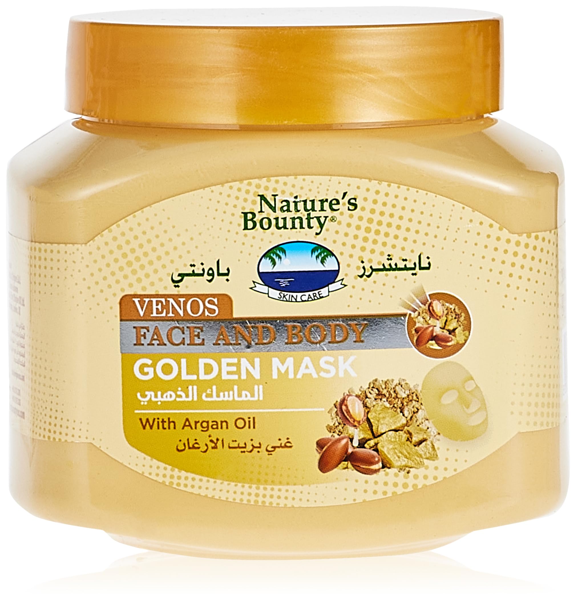 VENOS FACE & BODY MASK GOLD 300ML