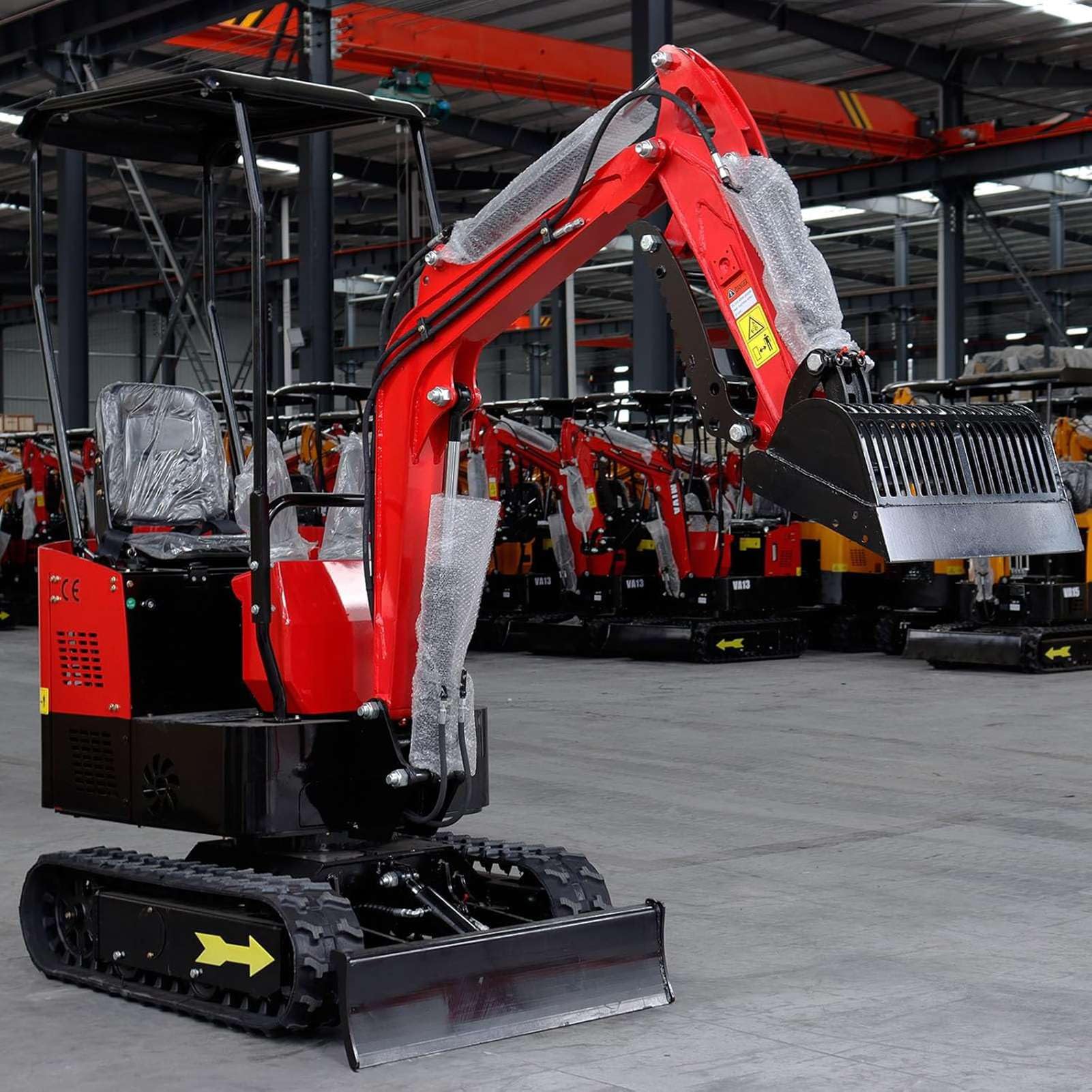 Accessorio per benna setacciatrice 23,6, benna scheletrica vagliante 600mm per miniescavatori benna setacciatrice per terreno per filtraggio di sabbia roccia materiali smistamento