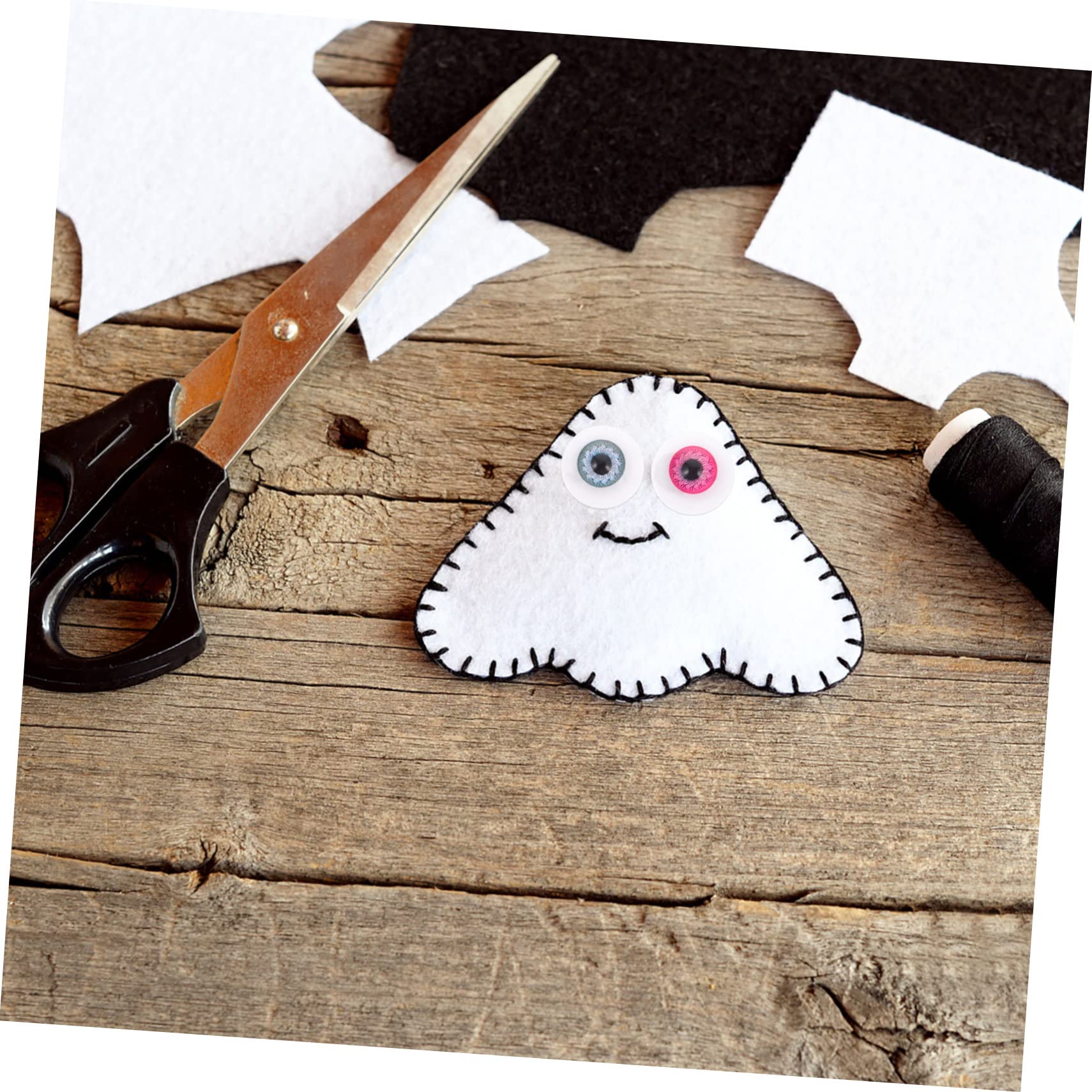 NUOBESTY 250pezzi Occhi Decorativi per Halloween Occhi Acrilici Fatti Mano per Creazioni DIY per Progetti Artigianali e Spaventose