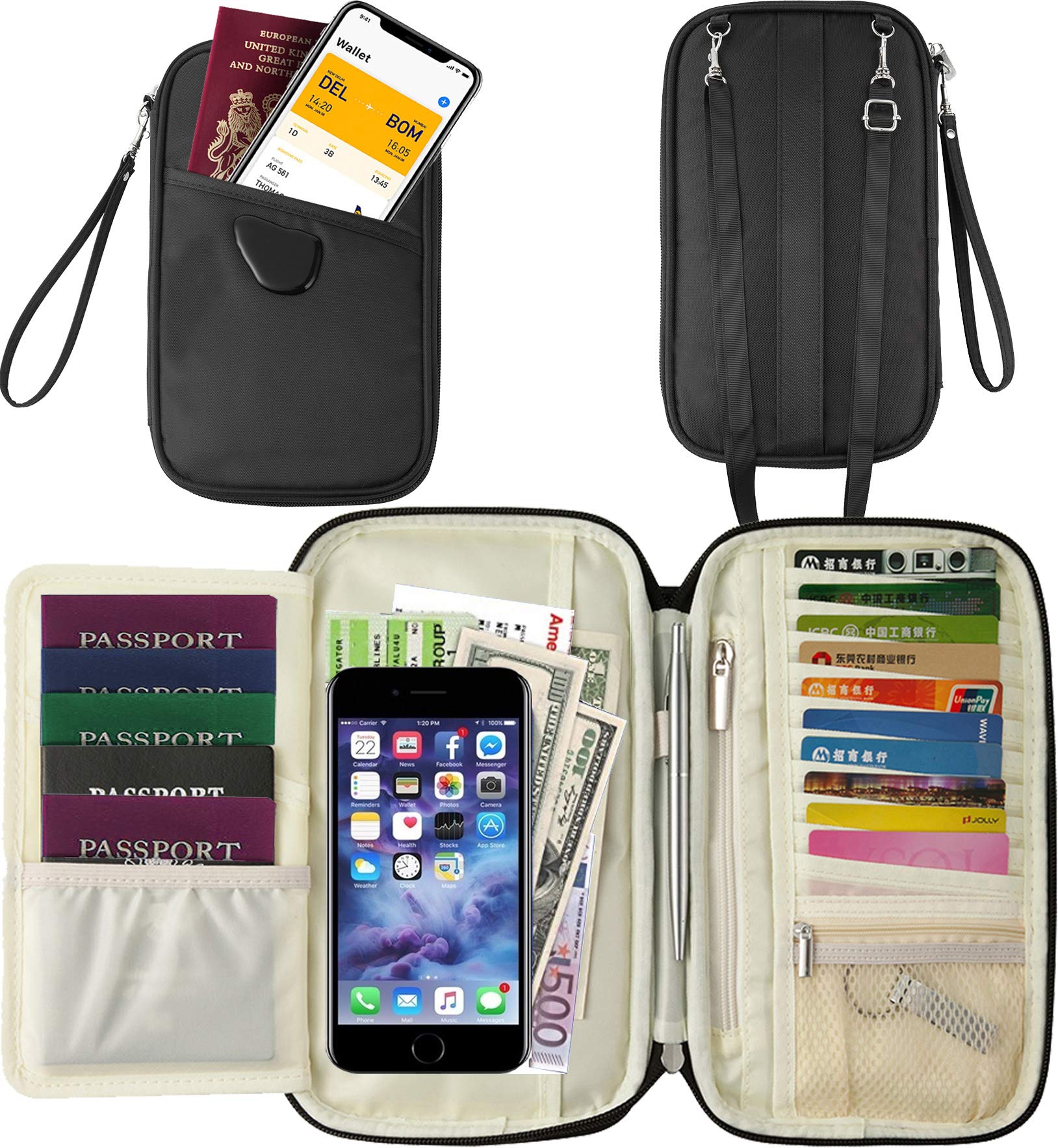 porta pasaporte rfid