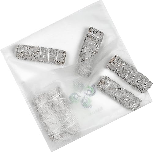 Vista 3 de Varillas de salvia blanca - 6 paquetes de salvia de 4 pulgadas - Kit de reabastecimiento de barras de salvia perfecta para manchas