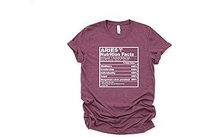 Aries Birthday Shirt, Aries Nutrition Facts T-Shirt