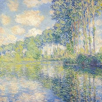 クロード・モネ、ポプラ並木、希少な画集より、新品高級額 クロード・モネ、ポプラ並木、希少な画集より、新品高級額