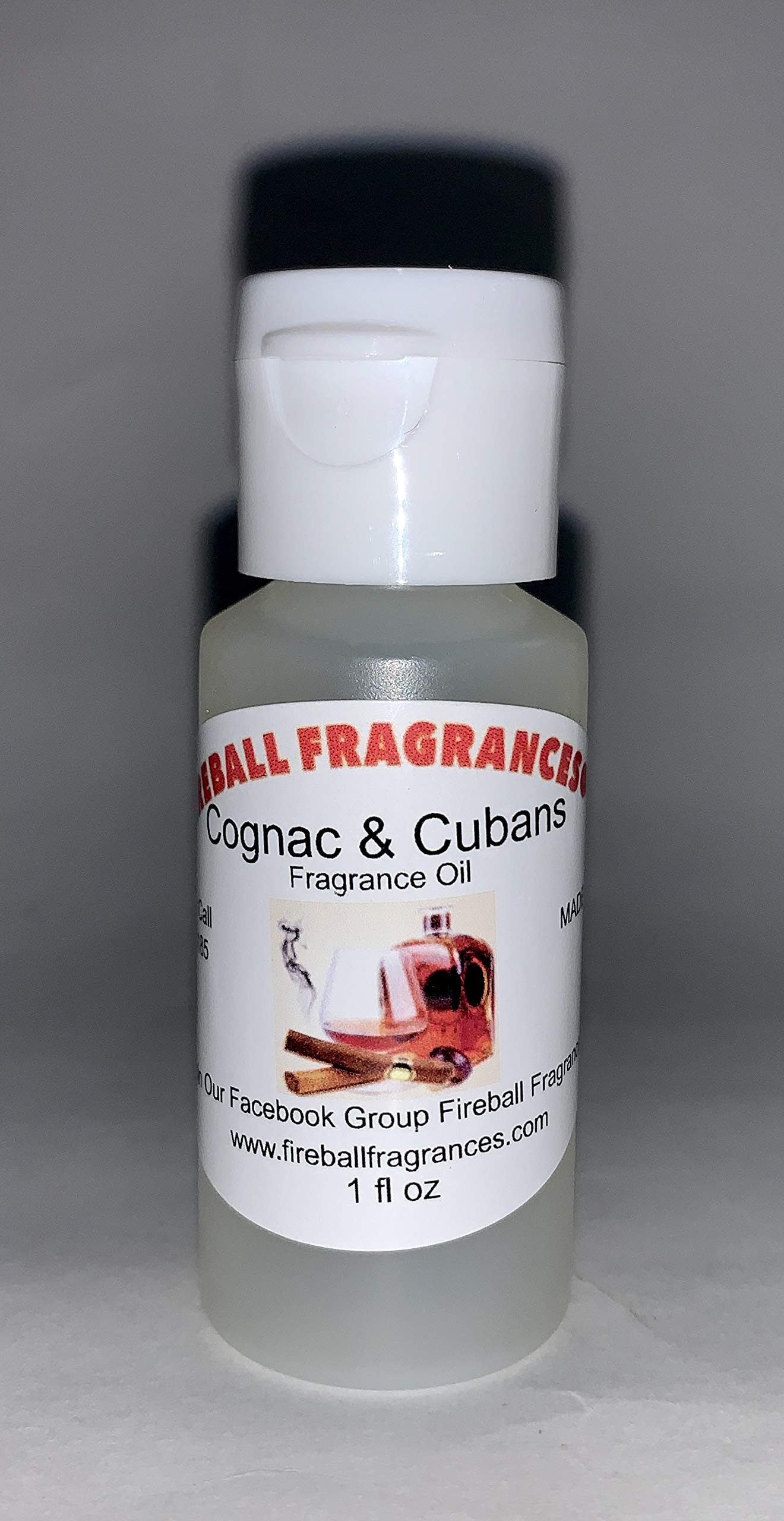 Cognac & Cubans Scented Oil by Fireball Fragrances - 1 Oz Bottle