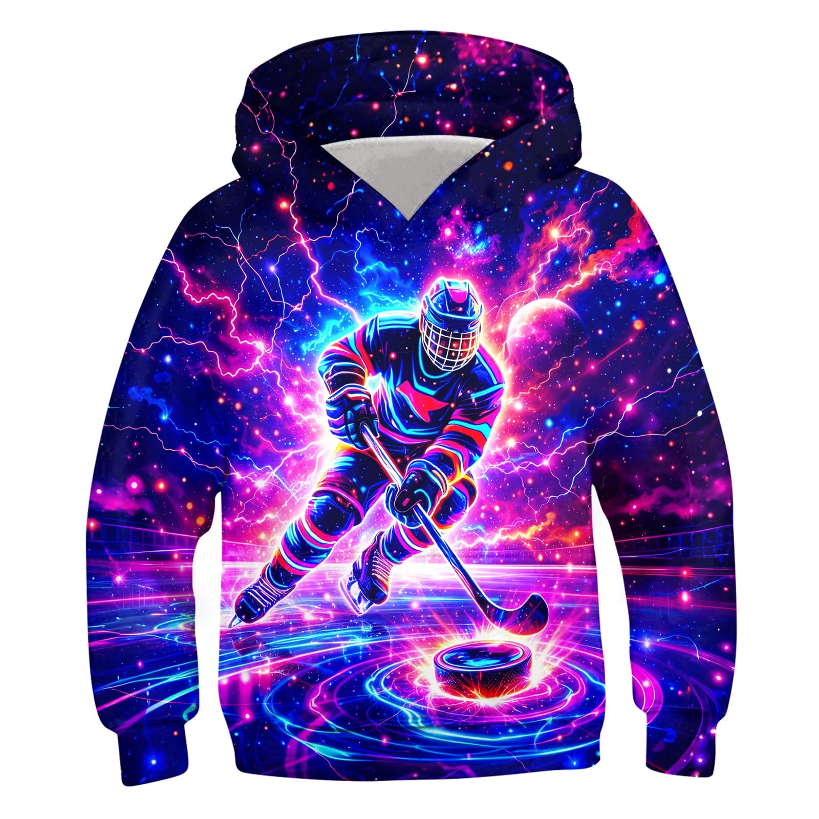 Belovecol Boys Hoodies 3D Printed Hooded Sweatshirts with Pocket for 6-16Y