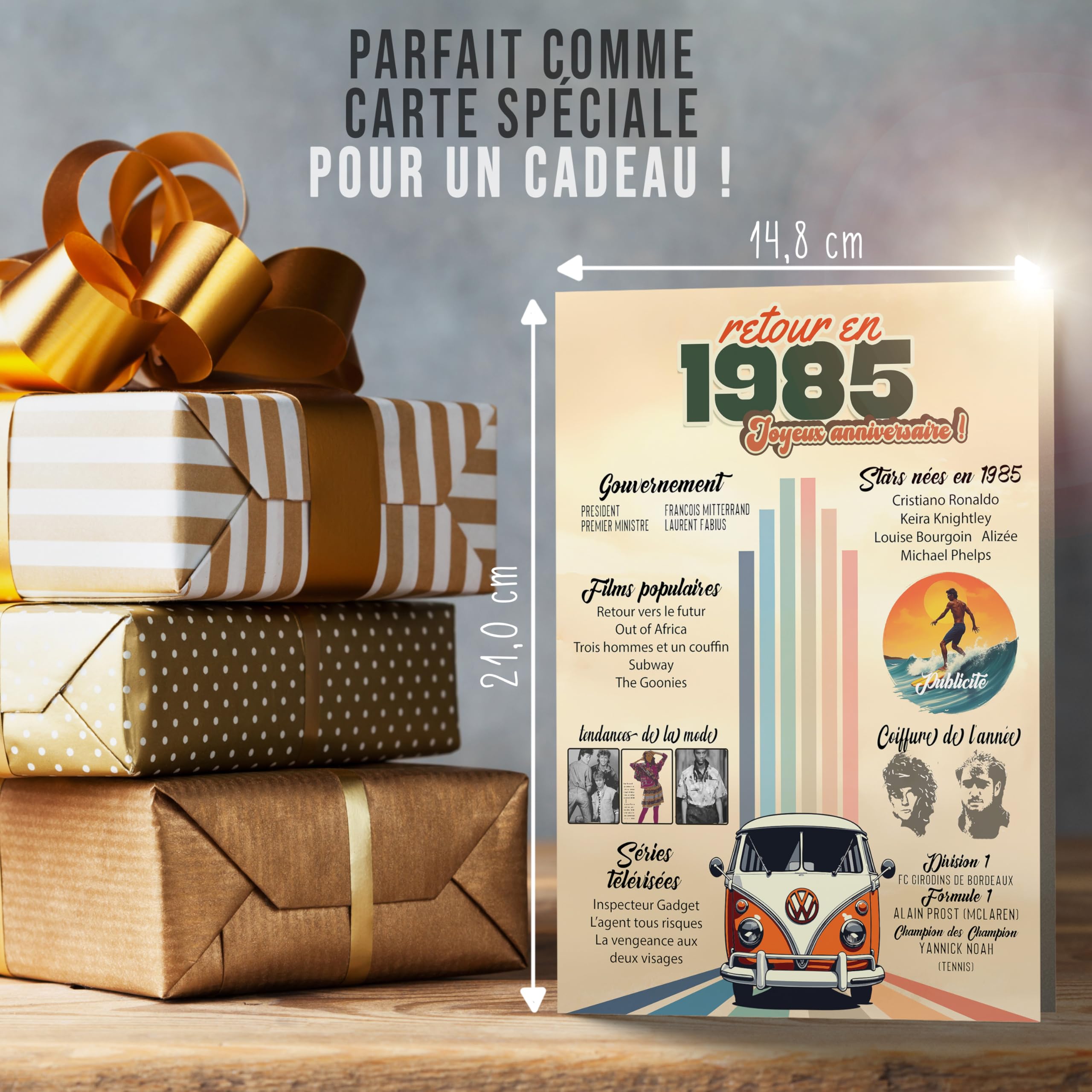 Stuff4 Cartes D'anniversaire 40 Ans Pour Homme Et Femme