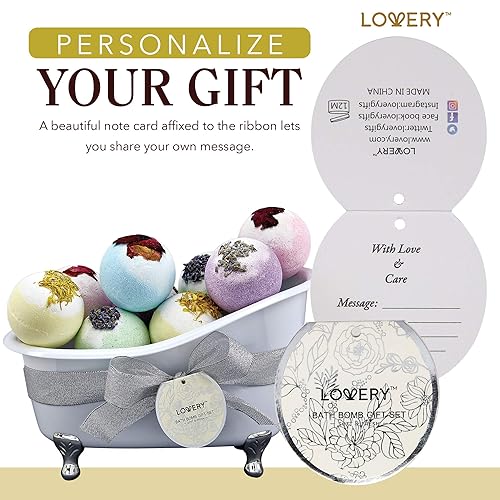 Miniatura 6 de Bomba de baño para mujeres, regalos de elefante blanco para adultos, 10 gaseosos de baño de dos tonos de gran tamaño con pétalos de flores secas de