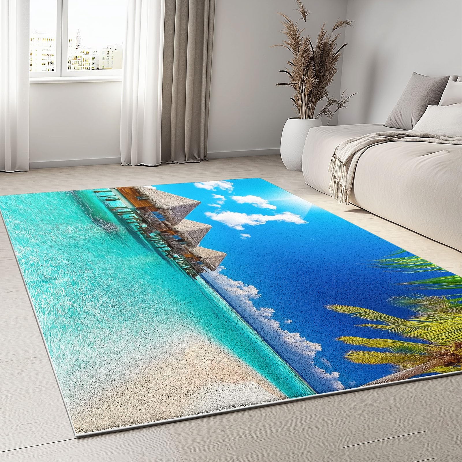 Tapis teckel noir 60x90 cm pour chambre et salon design