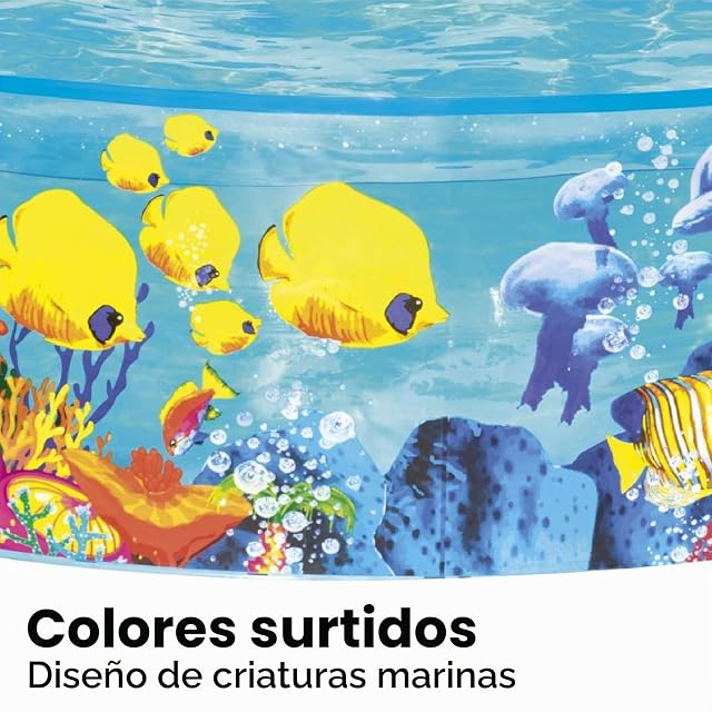 Foto 4 de 7 de Bestway 55030 - Piscina Infantil Fill N' Fun 183 cm Animales Marinos