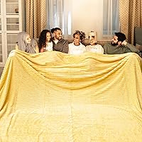 Vista 23 de Bnuitland - Manta de franela marrón con funda de almacenamiento, 300 GSM, manta de sofá súper suave con patrón de rayas de forro polar para bebés