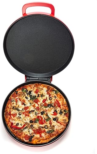 Miniatura 3 de Zenith Versa Grill - Máquina antiadherente para pizza para el hogar Calzone Maker horno de pizza que se convierte en parrilla eléctrica de interior