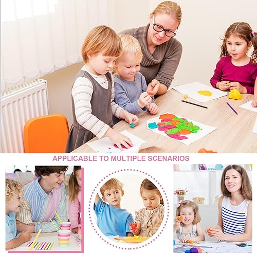 Miniatura 3 de EXCEART 20 plantillas de flores de madera DIY para pintar recortes florales sin terminar