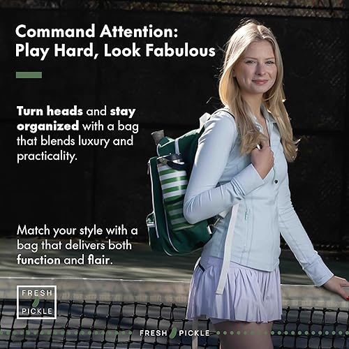 Miniatura 4 de Fresh Pickle Mochila de pickleball, bolsas de pickleball para mujer, bolsa de paleta de pickleball, bolsas de pickleball, bolsa de pickleball,