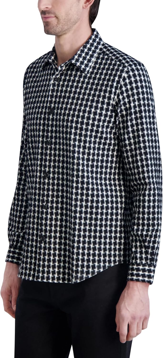 KARL LAGERFELD Mens Long Sleeve Top - Image 3