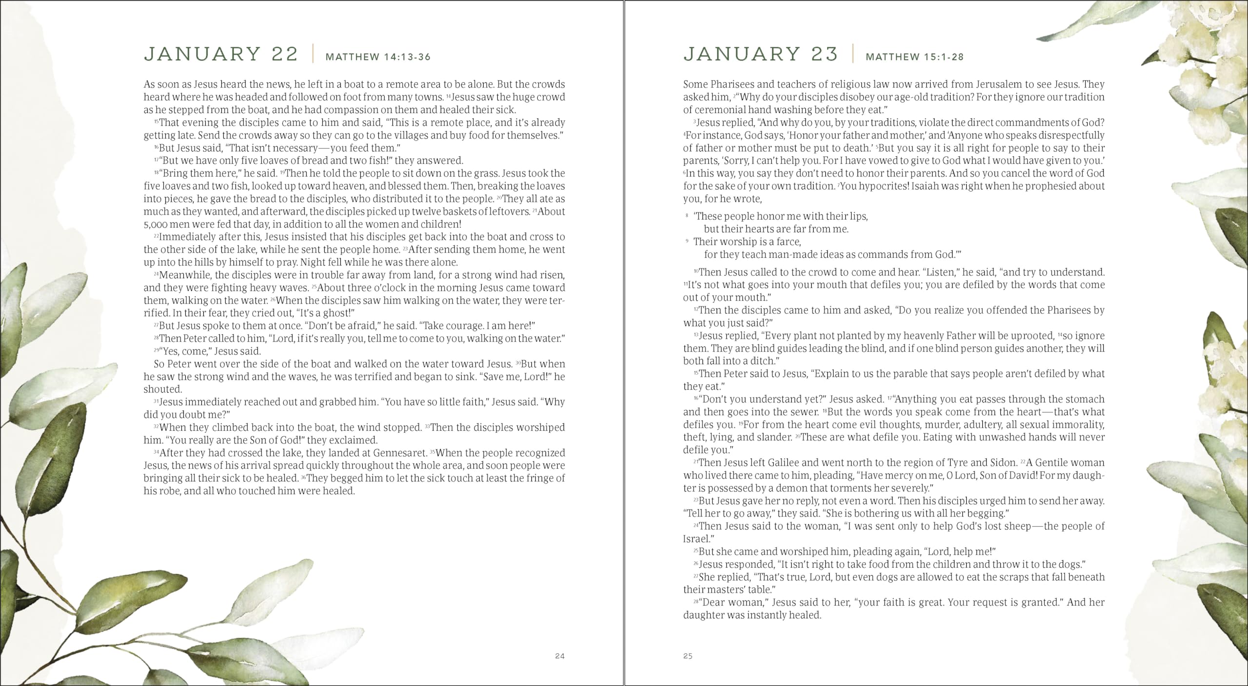 The One Year Bible New Testament: NLT (Softcover, Floral Paradise) - Image 8