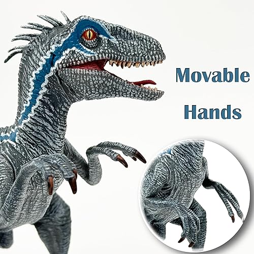 Vista 21 de Gemini&Genius Giganotosaurus - Juguete de dinosaurio para niños, juguete de dinosaurio Giganotosaurus, figura de acción de dinosaurio realista