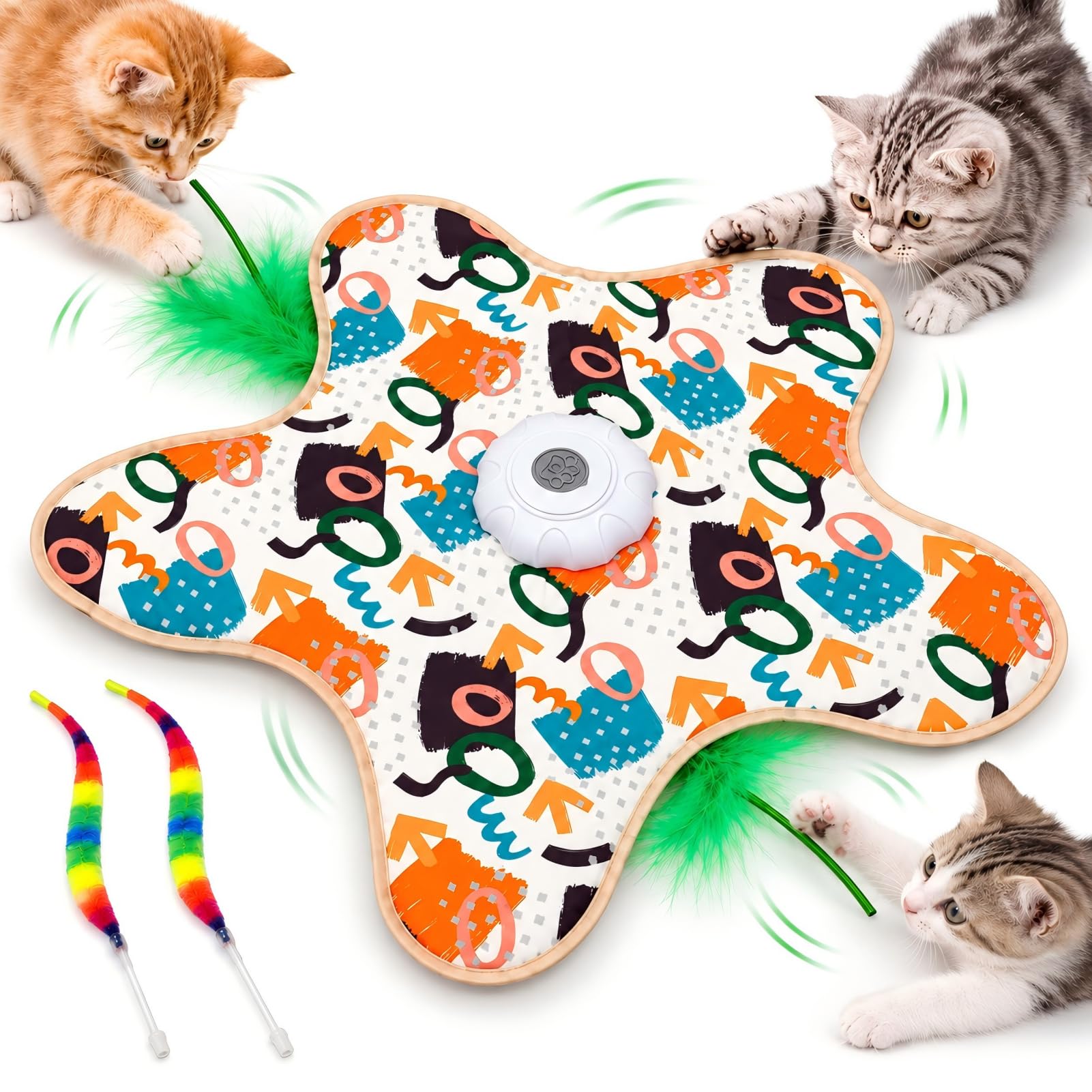 Interactive Cat Toys for Indoor Cats Kitten Hide and Seek Automatic Toy