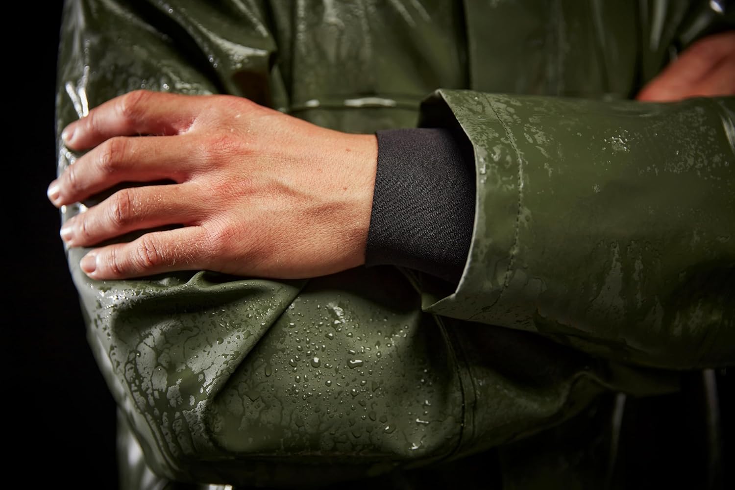 Helly Hansen Storm Rain Jacket for Men - PVC Shell Waterproof Rain Coats for Men - Neoprene Cuffs Workwear Jacket - Image 6