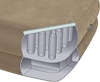 Vista 2 de Intex Queen Foam Top Rising Comfort - Juego de cama de aire elevada