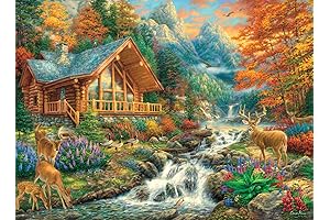 Alpine Serenity: A Hidden Image Puzzle Adventure for Deer Enthusiasts