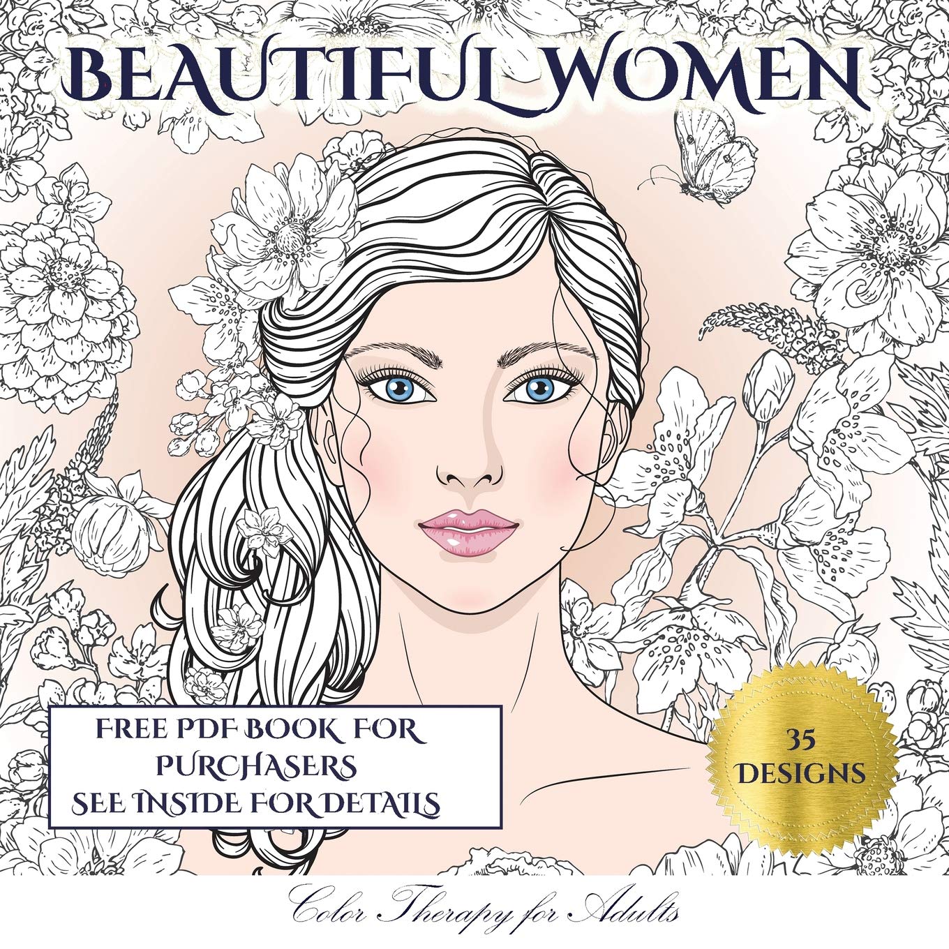 buy-color-therapy-for-adults-beautiful-women-an-adult-coloring