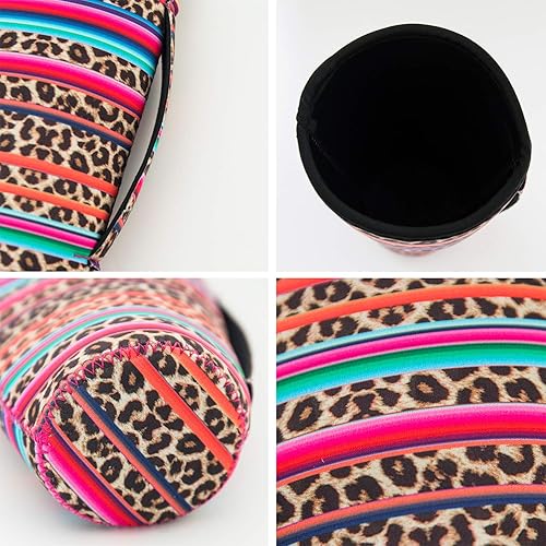 Miniatura 3 de HaiMay 2 fundas reutilizables para taza de café helado, fundas aisladas de neopreno, soporte para vasos, vasos y bebidas, ideal para bebidas frías y