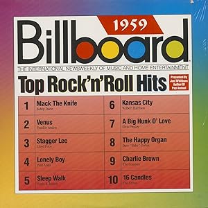 Billboard Top Rock & Roll Hits: 1959 [Vinyl]