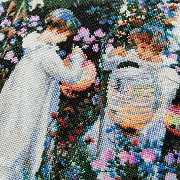 RIOLIS 2053 Carnation, Lily, Lily, Rose After J. S. Sargent's Painting
