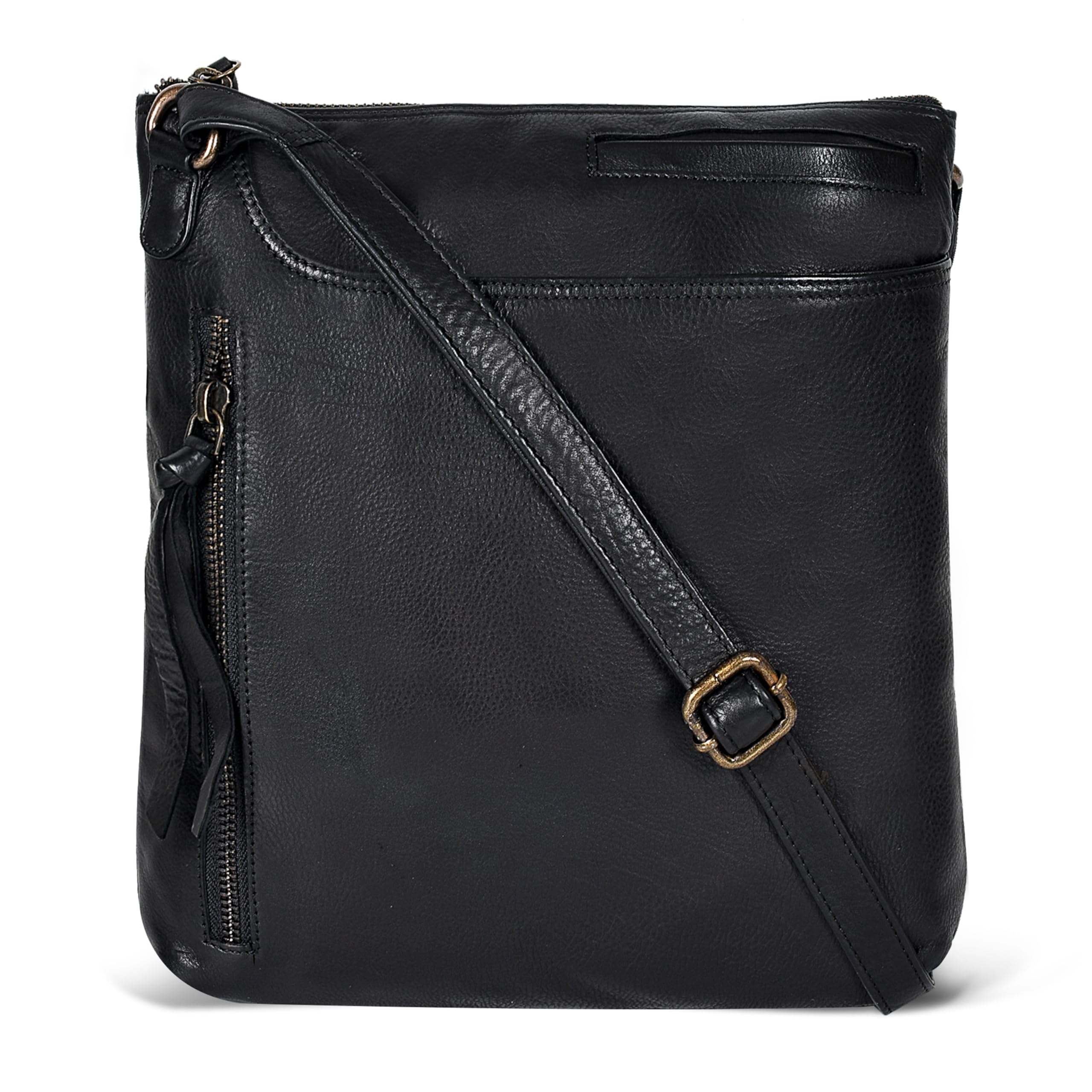 Genuine Leather Crossbody Bag For Women - Medium Cross Body Handbag Purse