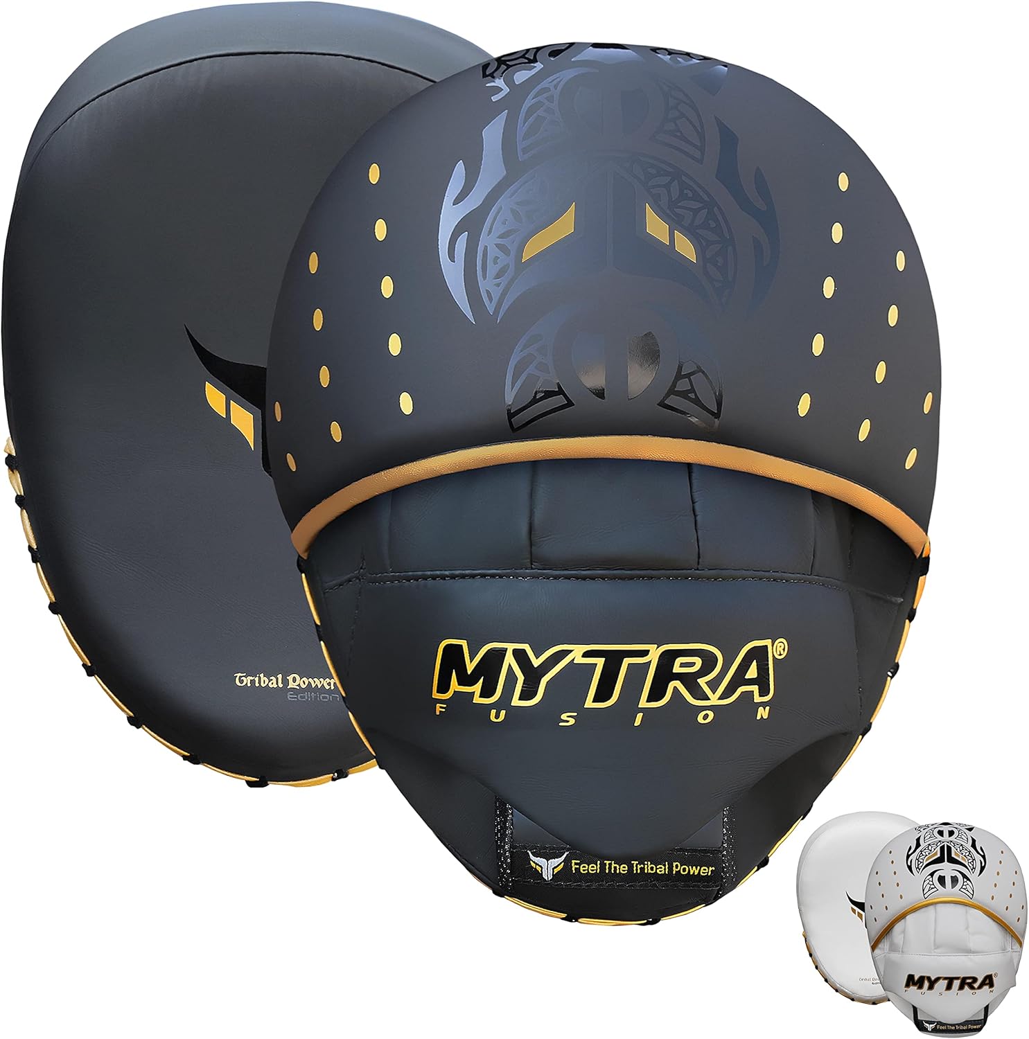 Mytra Fusion Manoplas Boxeo - Boxing Pads MMA Muay Thai Manoplas de Boxeo para Entrenamiento de Boxeo y Artes Marciales