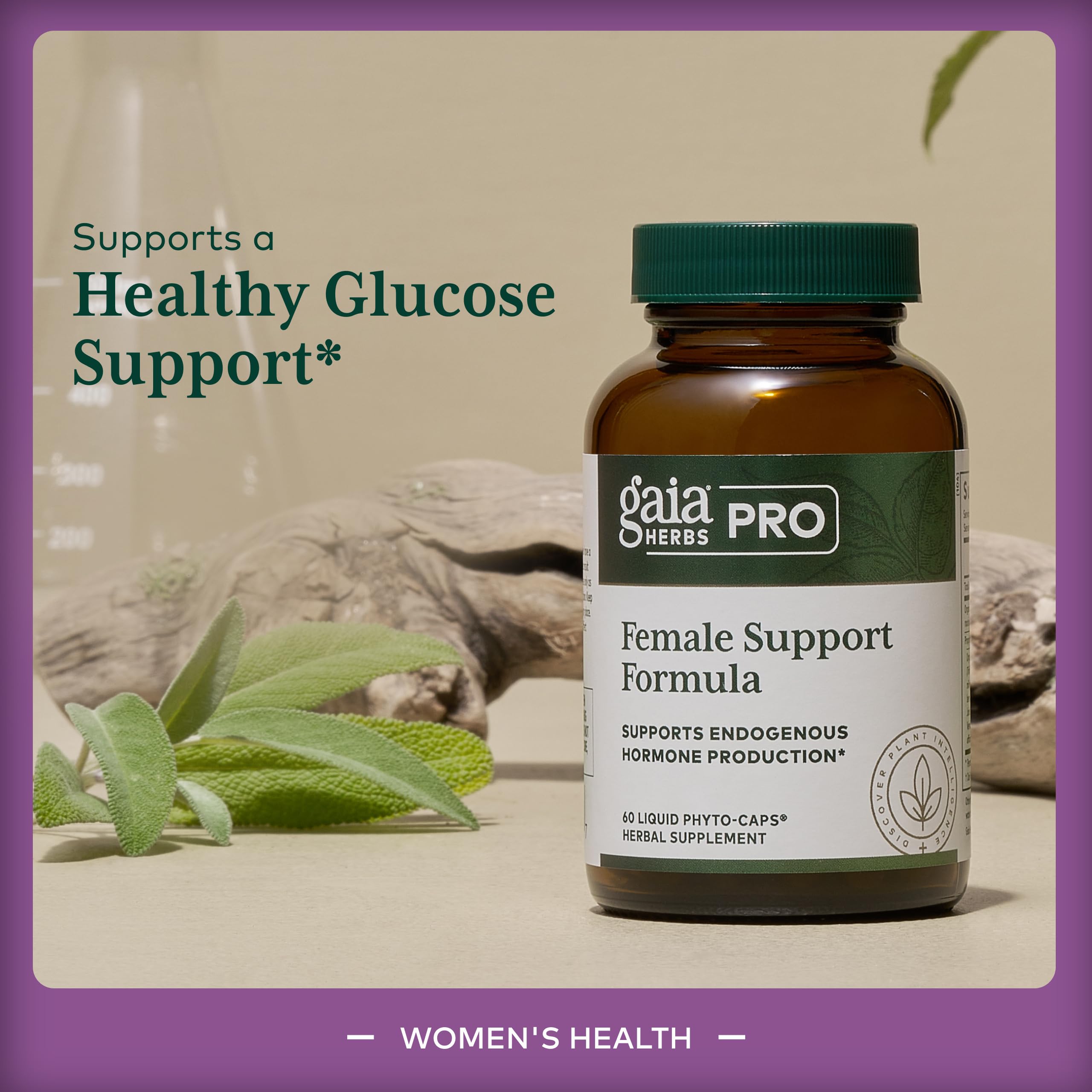 Gaia Herbs Female Support Formula, 60 Vegan Vegan Capsules, 60 Servings — Amazon image 3
