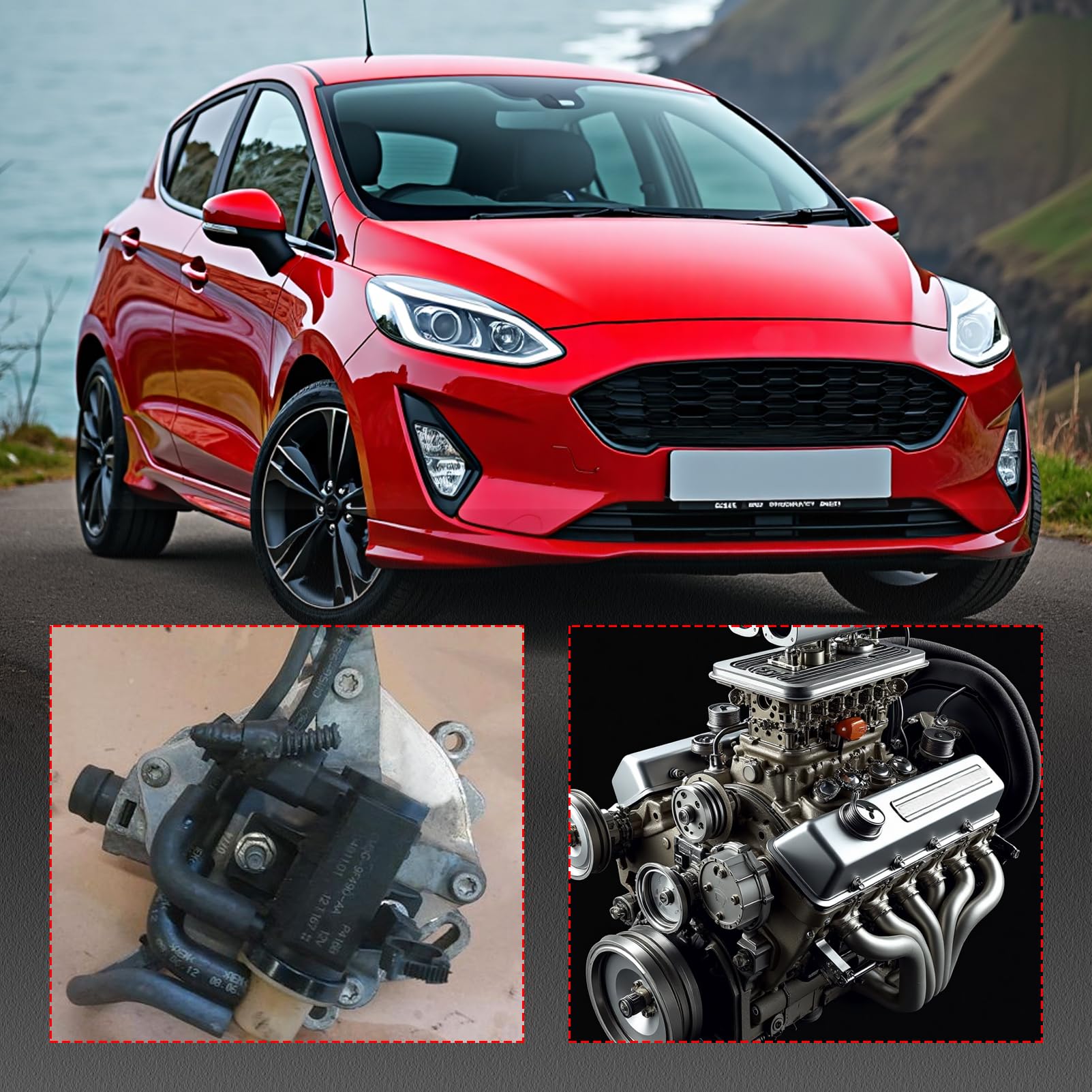 Vakuumpumpe für Ford Focus Mk3 1.0 12 bis 20,1765939 1867424 CM5G2A451GA