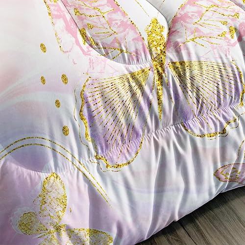 Vista 126 de CVHOUSE Juego de edredón de caballo rosa, tamaño individual, juego de ropa de cama de caballo rosa, juego de edredón suave y transpirable para niños