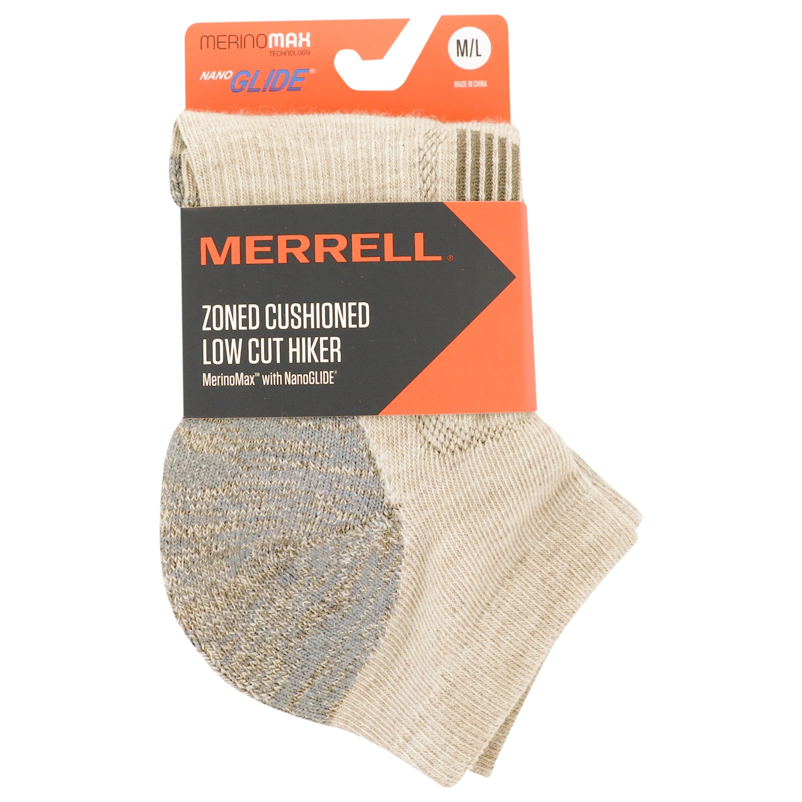 Merrell Unisex-Adult męskie i damskie skarpety turystyczne z amortyzacją, wełniane, 1 para, oddychające, uniseks