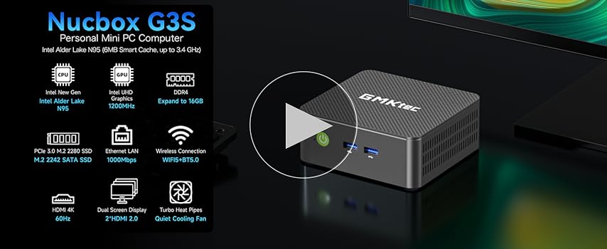 G3S ミニPC 16GB+512GB SSD Windows11 Pro搭載 G3S ミニPC 16GB+512GB SSD Windows11 Pro搭載 - メルカリ