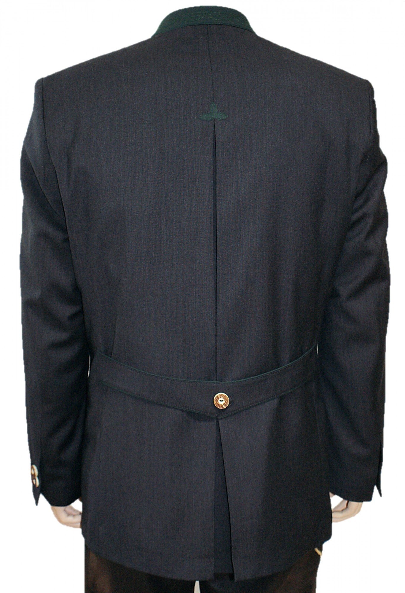 Trachtensakko Trachten Sakko Jacke Trachtenjacke anthrazit grau Salzburger Janker festlich Hochzeit Fest Diner Ball Trachtenjanker Reine Schurwolle