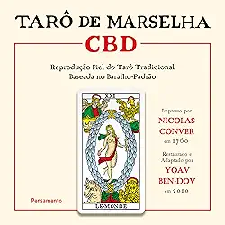 Tarô de Marselha cbd - Caixa com Livro + 78 Cartas: Reprodução Fiel do Tarô Tradicional Baseada no Baralho-padrão.