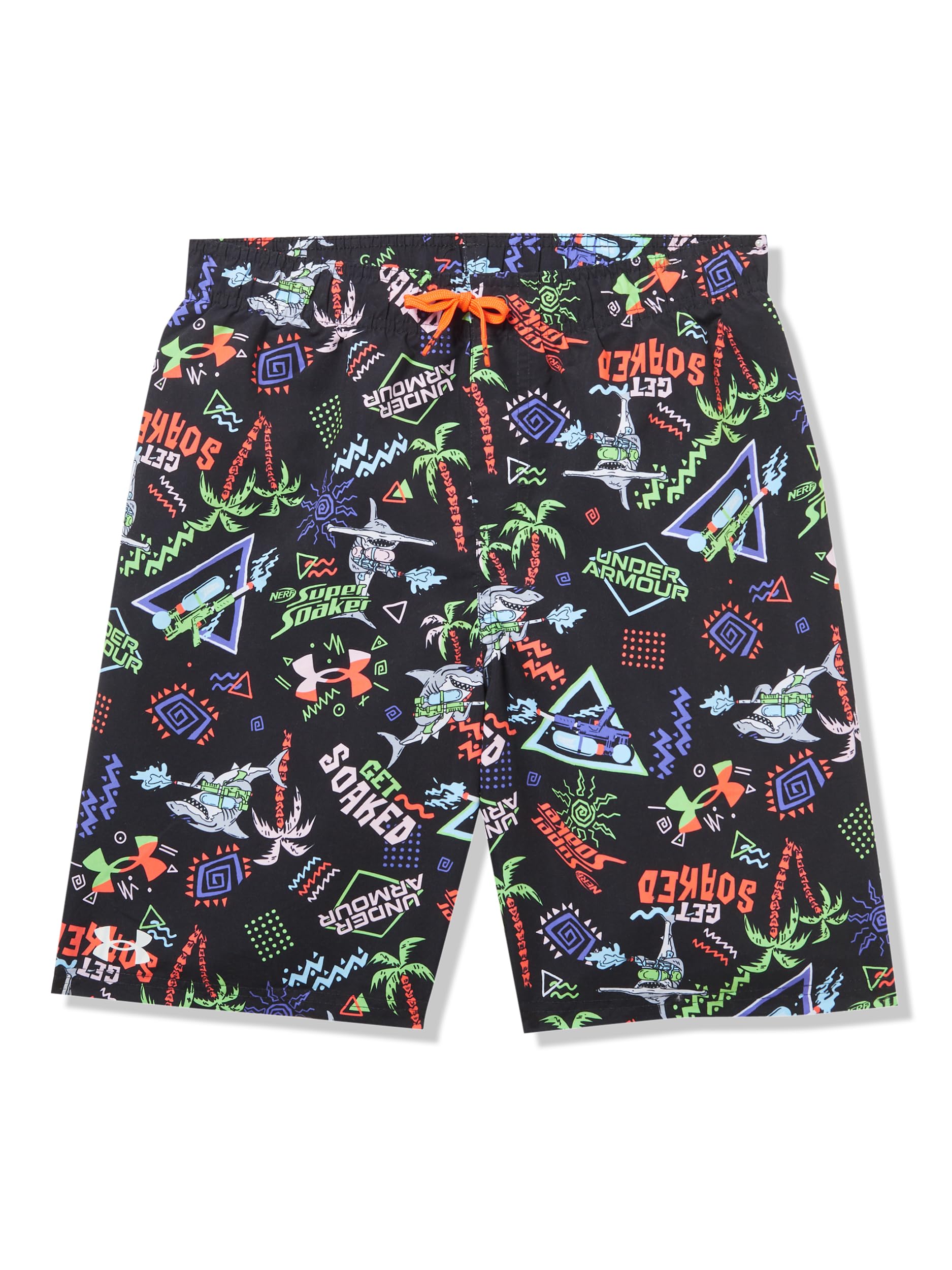 under armour Boys Volley Swim Trunks with UPF 50+ Sun Protection, Quick Dry Bathing Suit Shorts-picture-40