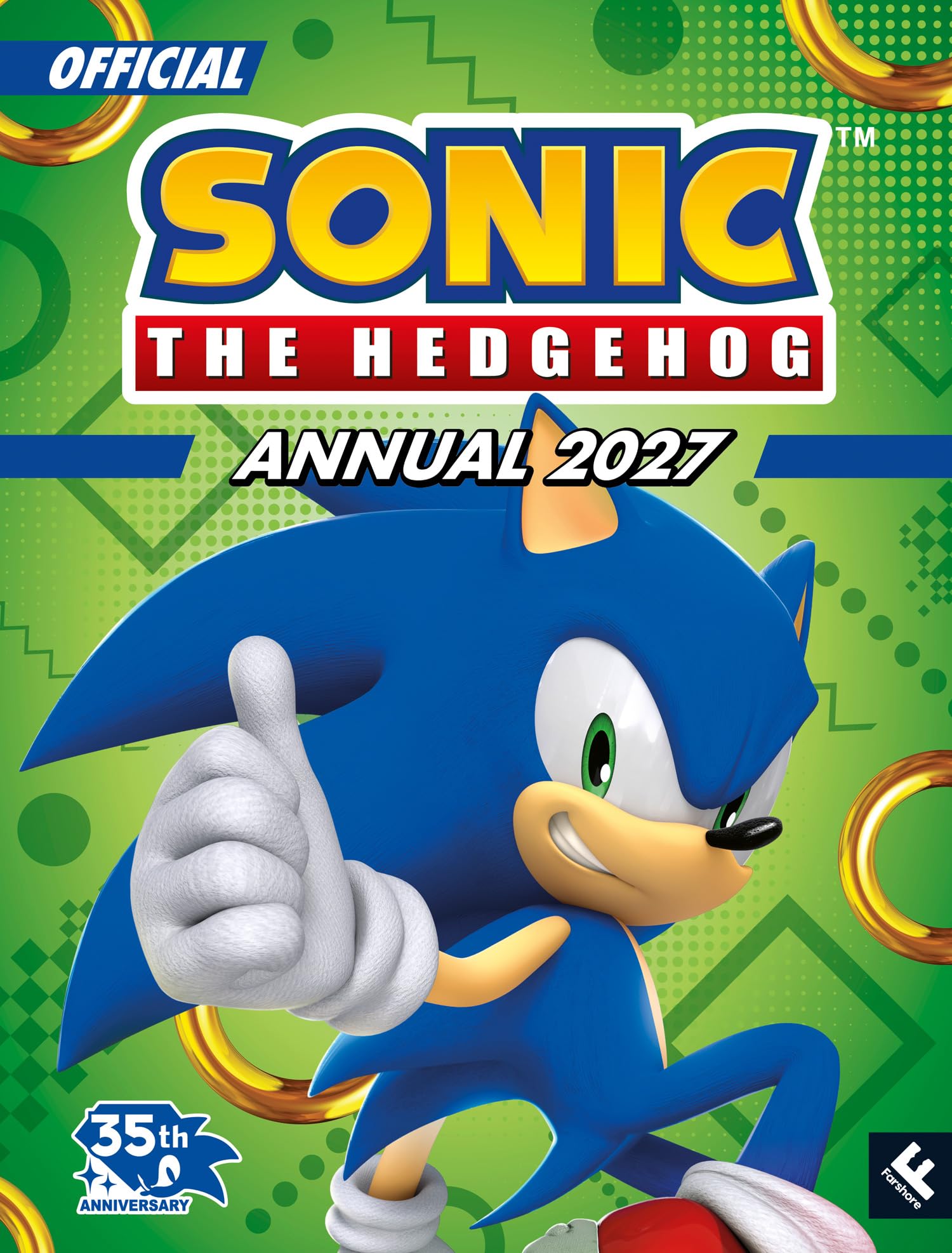 Sonic The Hedgehog Annual 2027: Over 25 puzzles, the ideal action-packed gift for 5–9 year old fans of the Sonic the Hedgehog games, films and TV – Brand New for 2026!