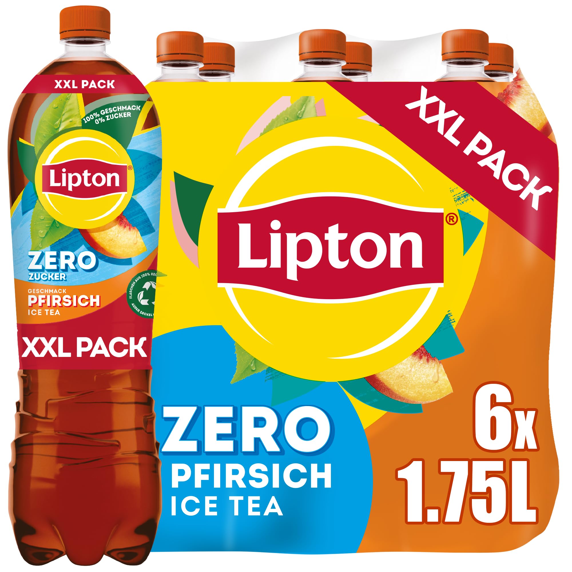 Lipton Ice Tea Zero Pfirsich 6 x 1,75 l