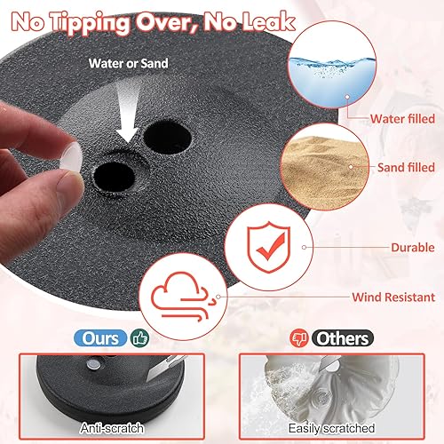 Miniatura 3 de Soporte para globos, juego de 2, 56 pulgadas de altura ajustable, empalme de poste de metal, kit de soporte de arco de columna de globos con base