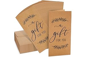 Pipilo Press 36 Pack Money Holder Cards, A Thoughtful Gift for Cash