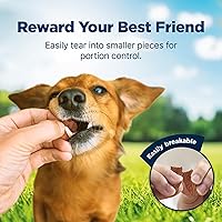 Vista 4 de Blue Buffalo Nudges Jerky Cuts - Golosinas para perros, fabricadas en los Estados Unidos con ingredientes naturales, pollo y pato, bolsa de 36 onzas