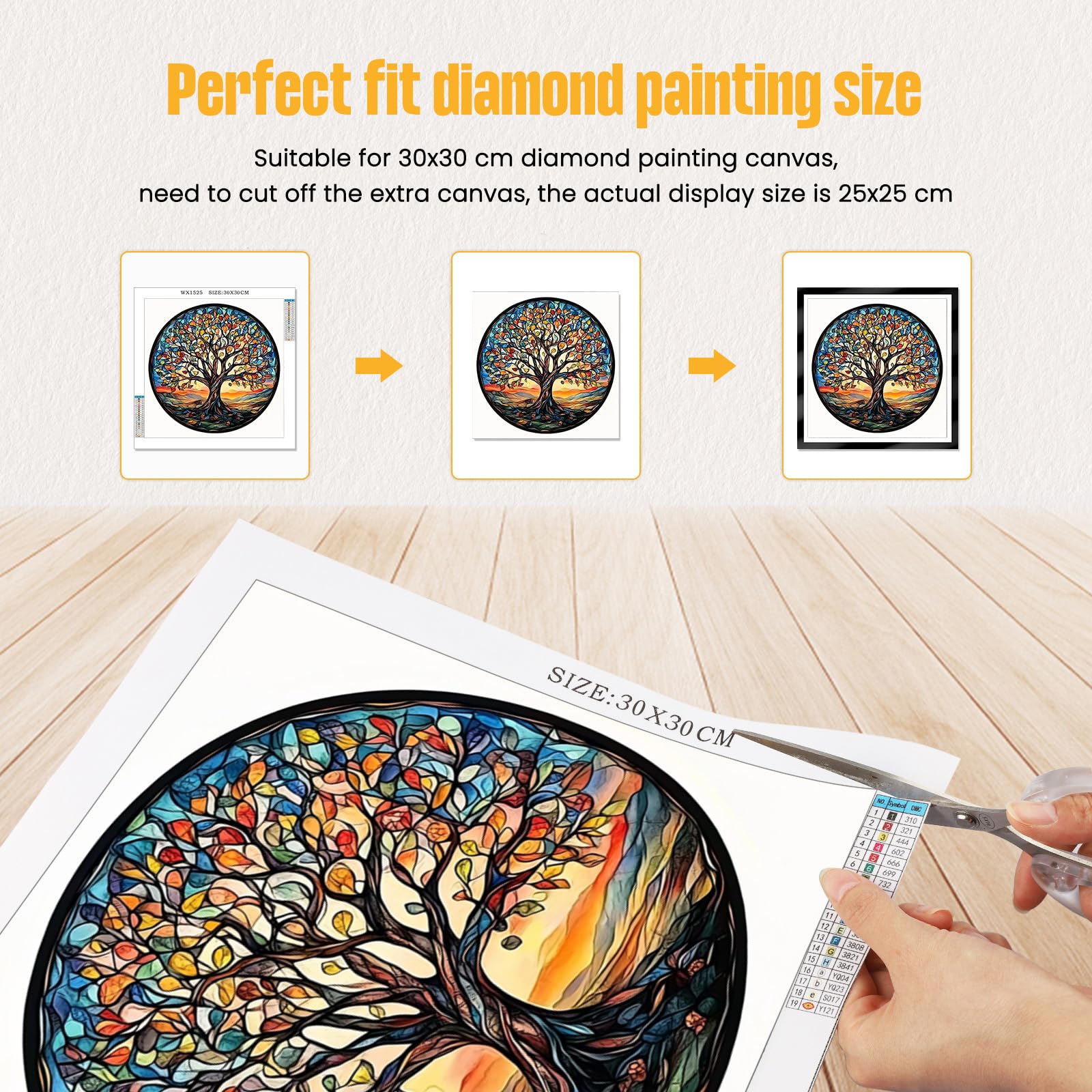 Amazon.co.jp: MXJSUA ダイヤモンドペインティングフレーム 2個パック