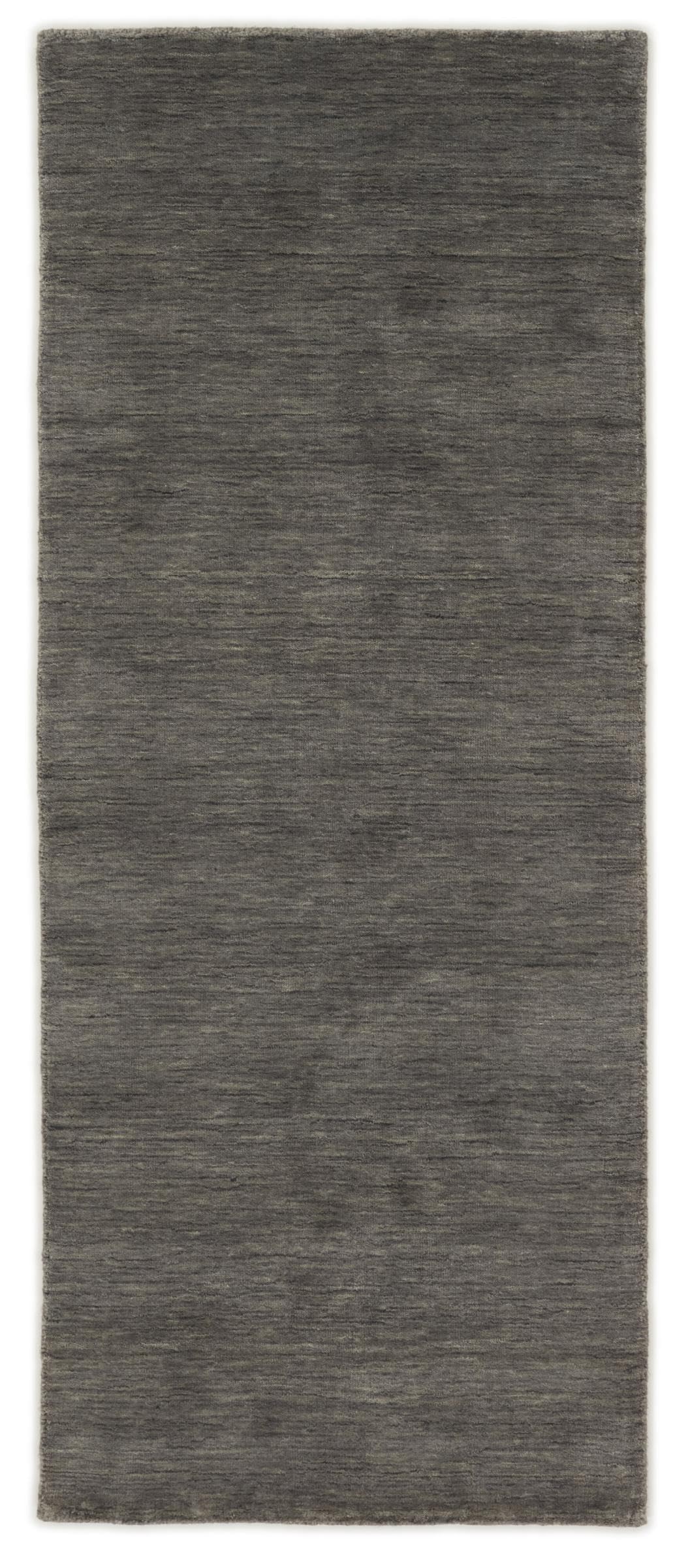 Tapis d'Orient Horizon Uni 81x199 cm en laine moderne pour couloir