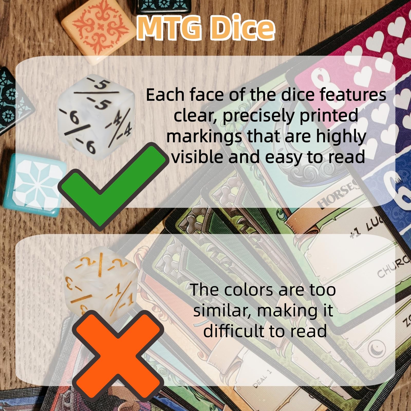 Zestaw 67 kostek licznika MTG, kości D6, Dragon Design do gier