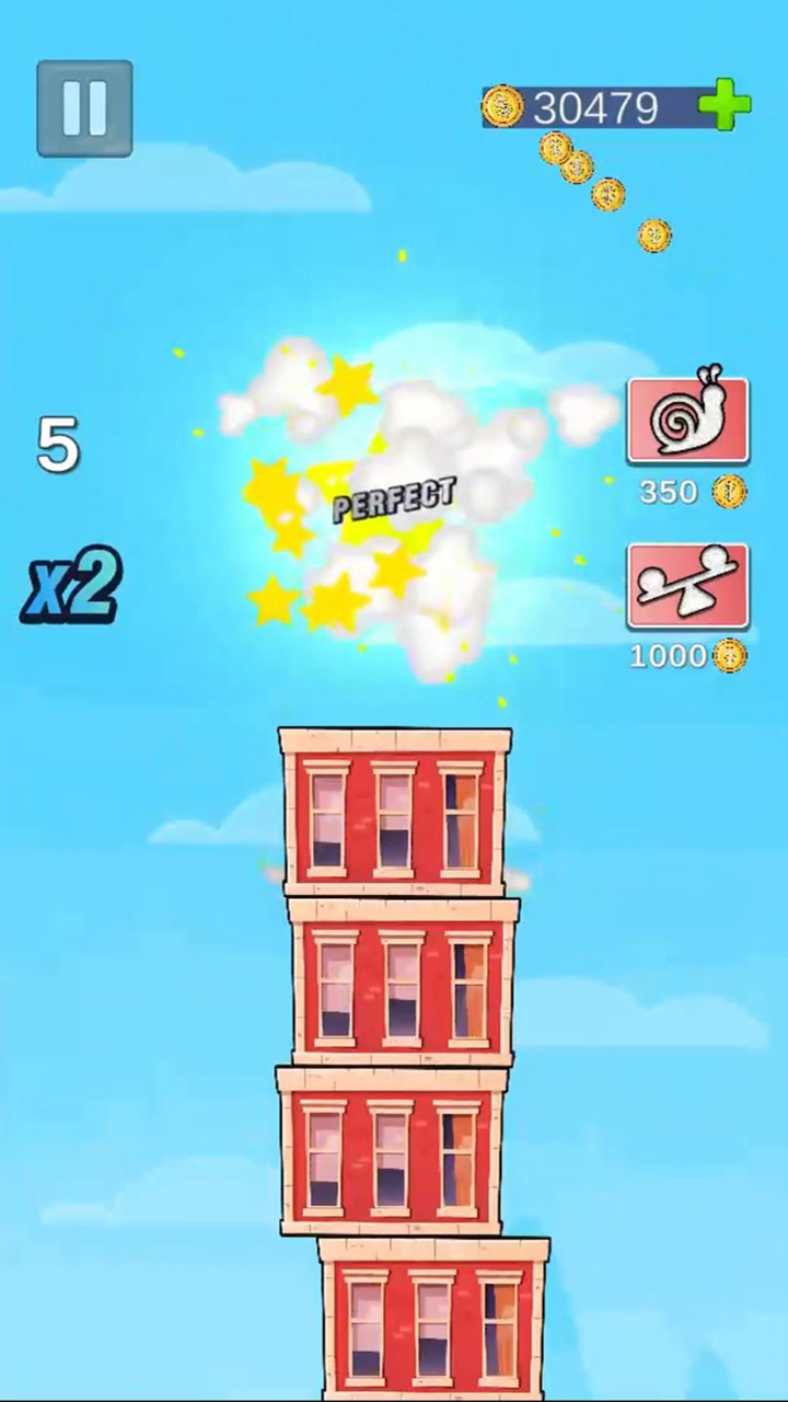 Skyscraper stack - Red Pieces - App on Amazon Appstore